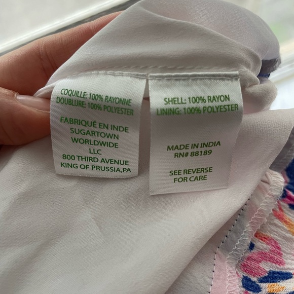 Lilly Pulitzer Bellamie Top in "Brilliant Blue It's Electric" - Picture 5 of 6